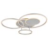 Globo Johnson plafonnier LED design rond avec télécommande pour salon moderne
