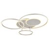 Globo Johnson plafonnier LED design rond avec télécommande pour salon moderne