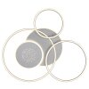 Globo Johnson plafonnier LED design rond avec télécommande pour salon moderne