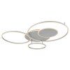 Globo Johnson plafonnier LED design moderne à anneaux avec télécommande pour salon