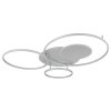 Globo Johnson plafonnier LED design moderne à anneaux avec télécommande pour salon