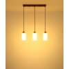 Globo Rowena suspension 3 lumières E27 longueur 60 cm pour salle à manger