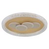 Globo Loraine plafonnier LED moderne rond à anneaux 49,5 cm 3000 K 4390 lm 40 W