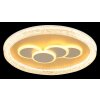 Globo Loraine plafonnier LED moderne rond à anneaux 49,5 cm 3000 K 4390 lm 40 W
