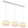 Globo Juana suspension luminaire de salle à manger, suspension à 3 flammes E27 40 W