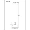 NOWA Romy suspension design moderne-rétro, lampe pendante pour salle à manger