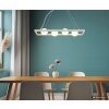 NOWA Nanda suspension luminaire carrée 4 flammes G9 84 cm, design moderne