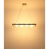 NOWA Nanda suspension luminaire carrée 4 flammes G9 84 cm, design moderne