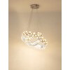 Globo Lidia lustre LED design moderne à deux anneaux pour salon et salle à manger