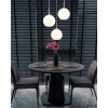 Globo Andre suspension moderne à 3 globes ronds E27 pour table de repas