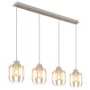 Globo Arlen lustre suspendu 4 feux, suspension design cage pour salle à manger cuisine