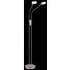 Globo Silvio lampadaire LED de salon à 2 spots, liseuse sur pied moderne
