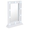 Globo Verna miroir de maquillage LED, miroir de coiffeuse à poser, interrupteur pour salon