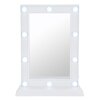 Globo Verna miroir de maquillage LED, miroir de coiffeuse à poser, interrupteur pour salon