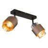 Globo Milley spot de plafond double E27 moderne pour salon, couloir et cuisine