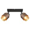 Globo Milley spot de plafond double E27 moderne pour salon, couloir et cuisine
