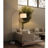 Globo Thea lampadaire de lecture sur pied salon arc moderne E27, interrupteur sur câble