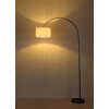 Globo Thea lampadaire de lecture sur pied salon arc moderne E27, interrupteur sur câble