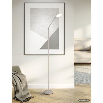 Globo Silvio lampadaire de lecture LED 173 cm 700 lumens 6,5 watts 2700 à 4000 Kelvin