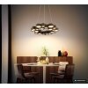 Globo Darla suspension luminaire LED design moderne à anneaux pour salle à manger