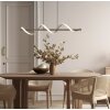 Globo Spiro suspension LED allongée design moderne pour salle à manger et cuisine