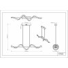 Globo Spiro suspension LED allongée design moderne pour salle à manger et cuisine