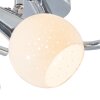 NOWA Doxy plafonnier moderne rond à 3 globes, 3x E14, 4 W, 3000 K, Ø 25 cm