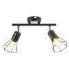 NOWA Toni plafonnier, luminaire de plafond moderne à 2 spots pour salon et cuisine