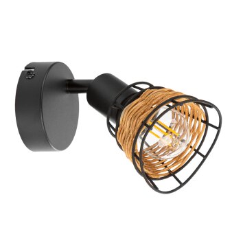 NOWA Esra applique murale cage E14 25 W moderne pour salle à manger et couloir