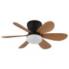 Globo Delores ventilateur de plafond LED avec éclairage, télécommande, 5 pales