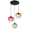 Globo Solveig suspension triple design moderne pour salle à manger et cuisine