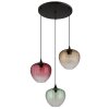 Globo Solveig suspension triple design moderne pour salle à manger et cuisine