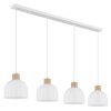 Globo Swanson suspension luminaire allongée 4 lumières E27 salle à manger design moderne