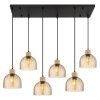Globo Swanson suspension moderne pour salle à manger et cuisine à 6 lampes