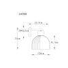 Globo Swanson applique murale intérieure moderne E27 pour salon et couloir
