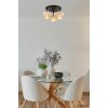 Globo Daren plafonnier rond 3 lumières E27 moderne pour salle à manger et salon