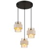 Globo Daren suspension design moderne 3 lampes ronde Ø 37,5 cm E27 40 W pour salle à manger