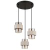 Globo Daren suspension design moderne 3 lampes ronde Ø 37,5 cm E27 40 W pour salle à manger