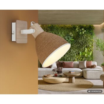 Globo Lyndon applique murale intérieure moderne E14 40 W, éclairage d'accent