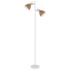 Globo Lyndon lampadaire sur pied salon à 2 lumières, douille E14, moderne