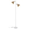 Globo Lyndon lampadaire sur pied salon à 2 lumières, douille E14, moderne
