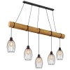Globo Berti suspension linéaire industrielle à 5 lumières pour salle à manger