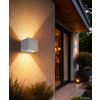 Globo Ferguson applique murale extérieure carrée moderne pour façade G9 8 W