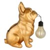 Globo DOGLI lampe solaire chien d’extérieur moderne LED bouledogue français