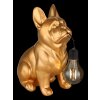 Globo DOGLI lampe solaire chien d’extérieur moderne LED bouledogue français