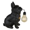 Globo DOGLI lampe solaire chien décorative à poser LED pour extérieur et allée