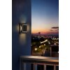 Globo AKRON applique murale solaire LED extérieure carrée moderne pour allée