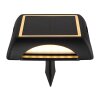 Globo AKRON applique murale solaire LED extérieure carrée moderne pour allée