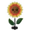 Globo CORALIE lampe solaire tournesol à piquer pour extérieur jardin et allée LED