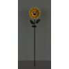 Globo CORALIE lampe solaire tournesol à piquer pour extérieur jardin et allée LED